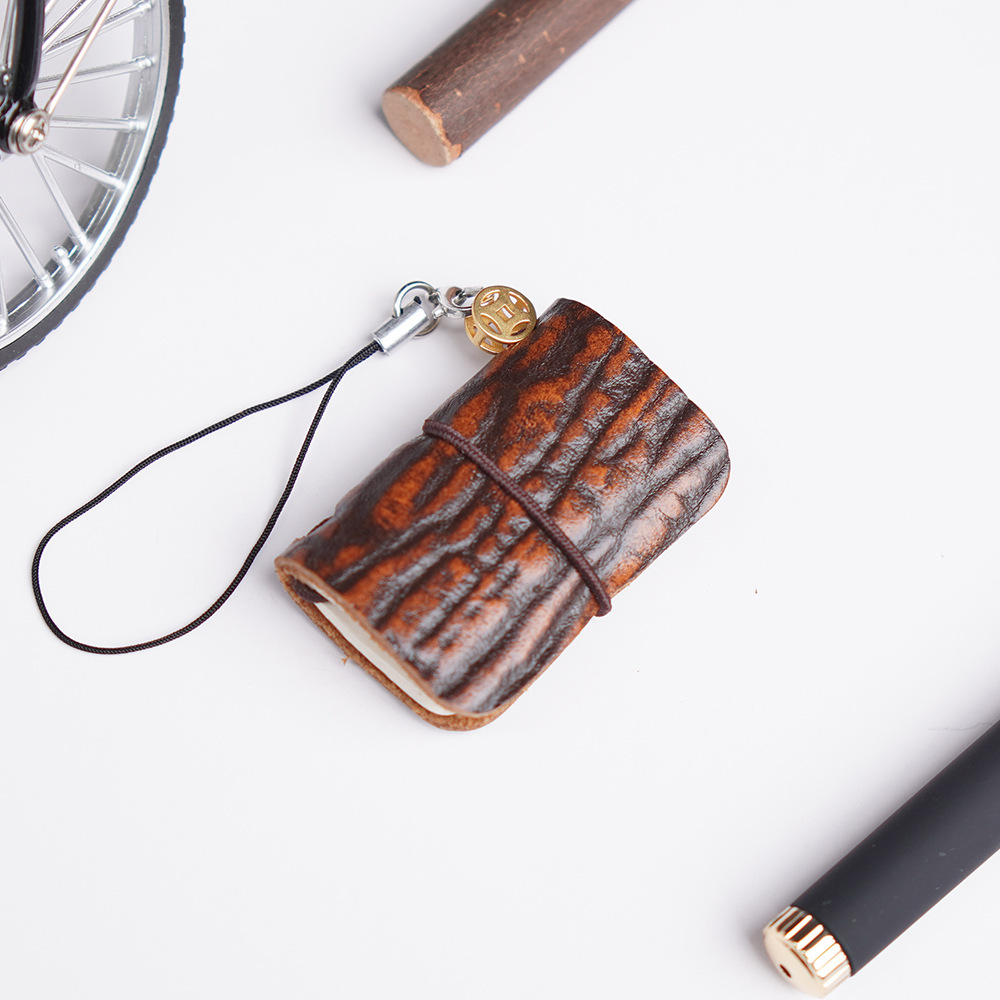 Mini Decorative Handwritten Leather Vintage Pocket Diary