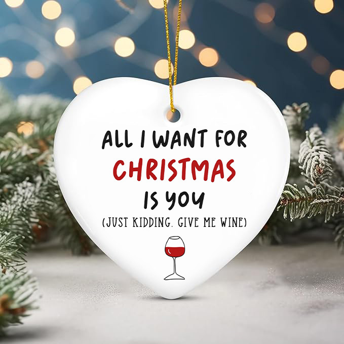 🌲Christmas Funny Heart Shaped Ornament