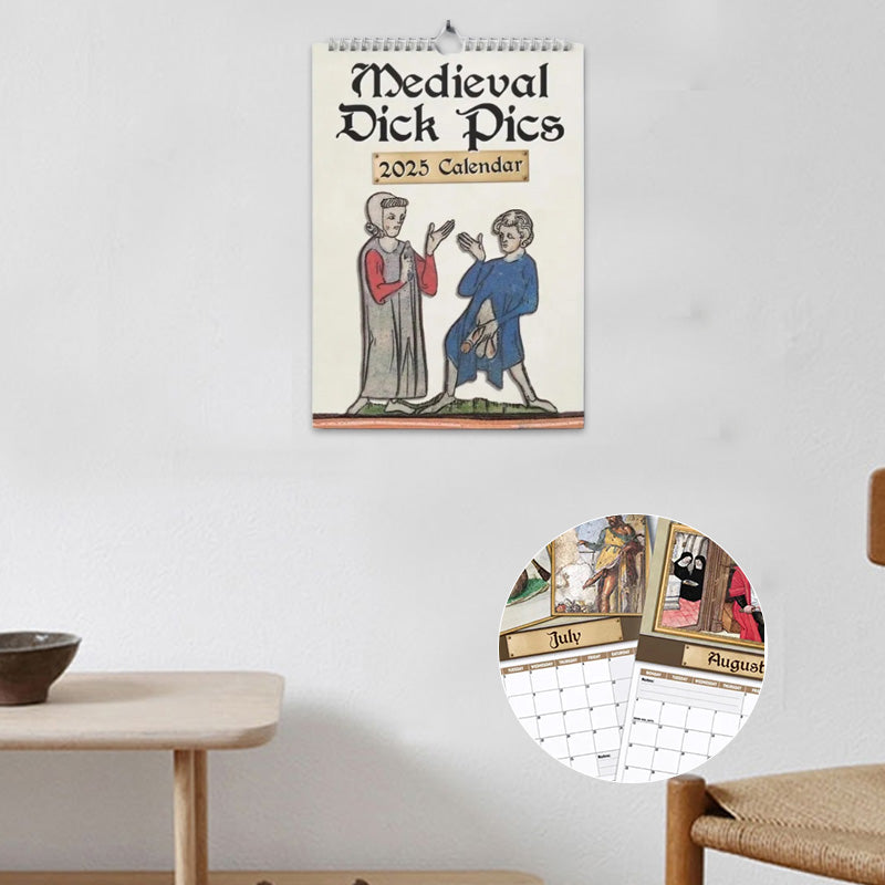 📅 Medieval Humor 2025 Wall Calendar