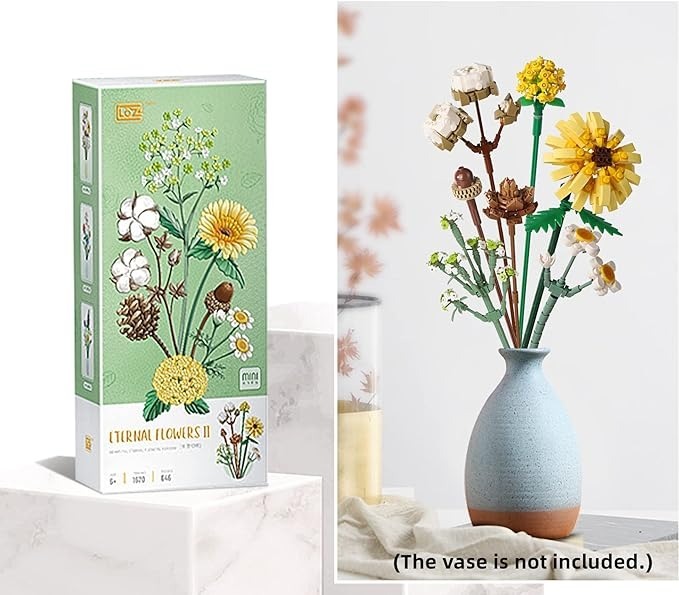 (🔥HOT SALE NOW 49% OFF) - 💐Mini Bricks Flower Bouquet Building Sets
