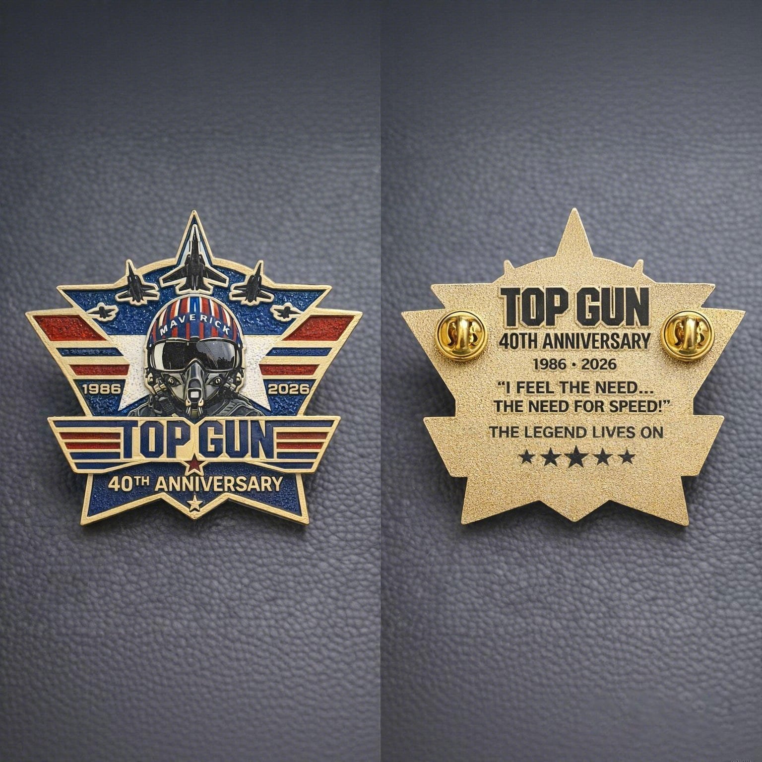 Top Gun 40th Anniversary Commemorative Pin