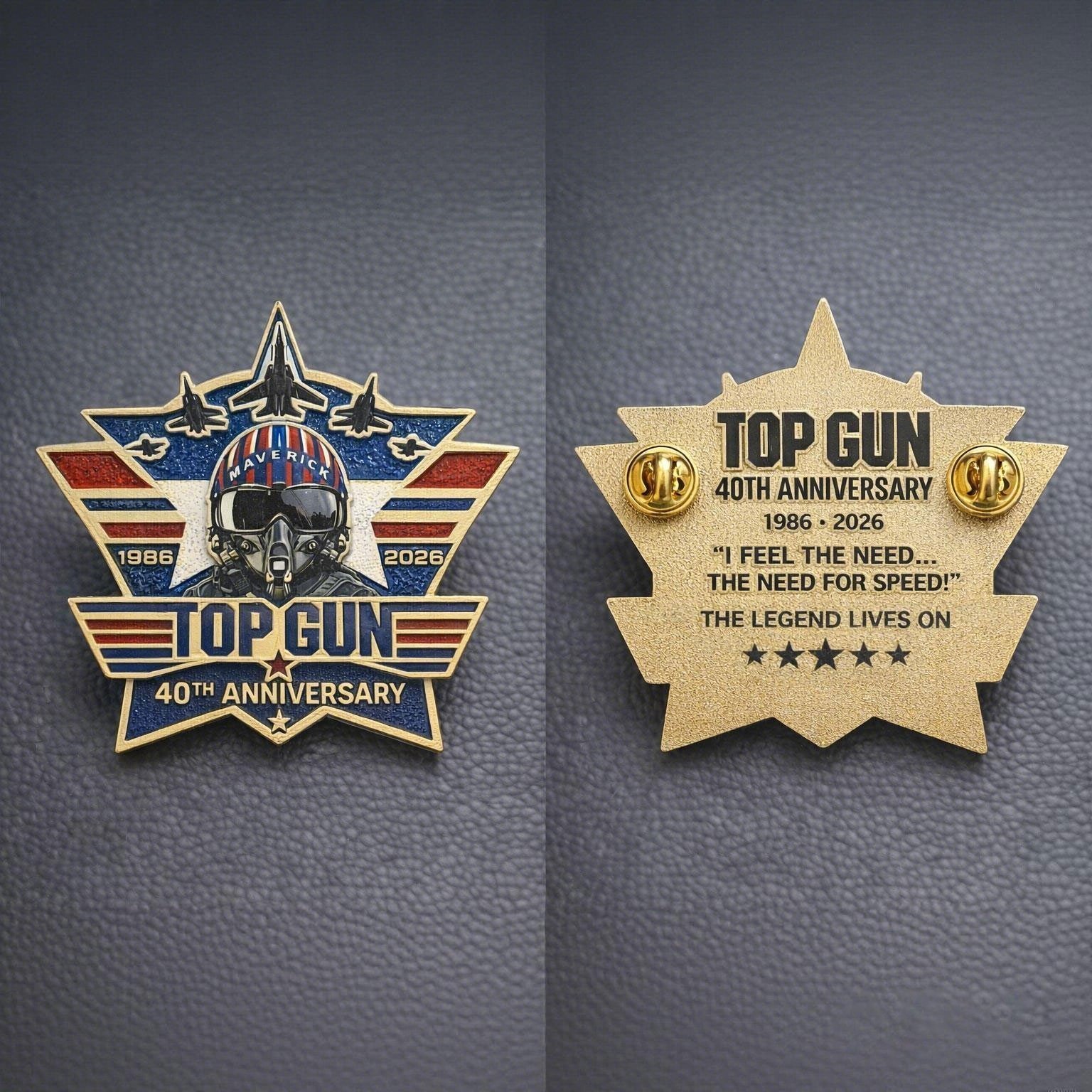 Top Gun 40th Anniversary Commemorative Pin