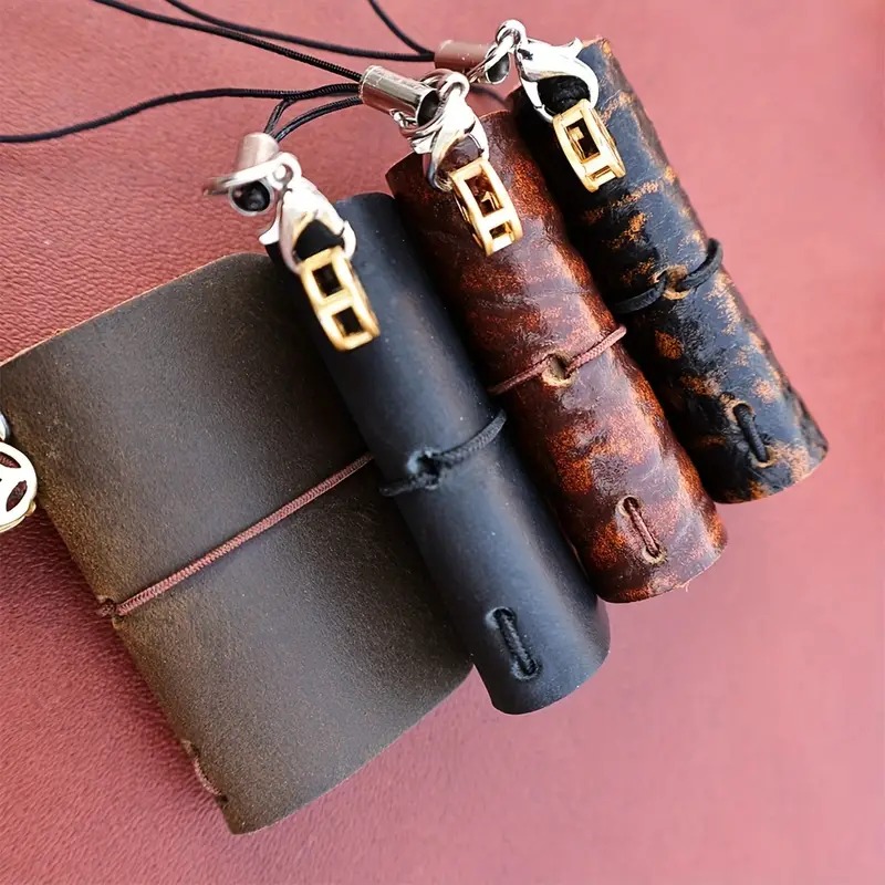 Mini Decorative Handwritten Leather Vintage Pocket Diary