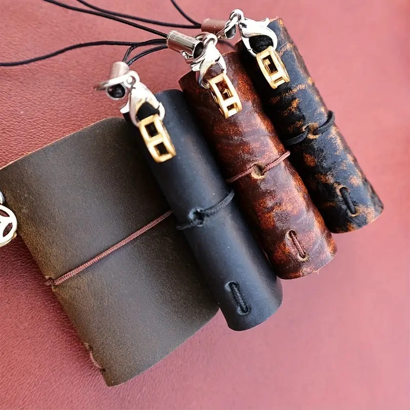 Mini Decorative Handwritten Leather Vintage Pocket Diary