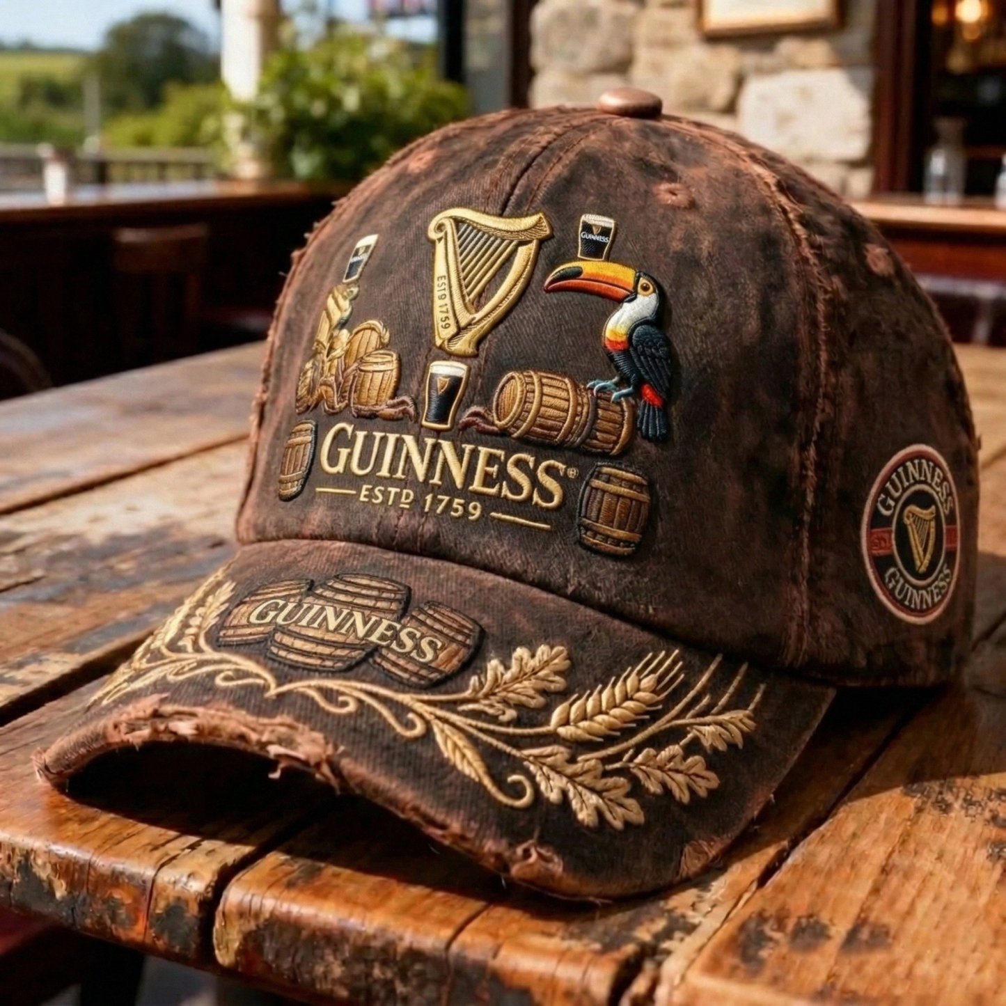 🧢Vintage Toucan Heritage Cap – ESTD 1759 Edition🍀