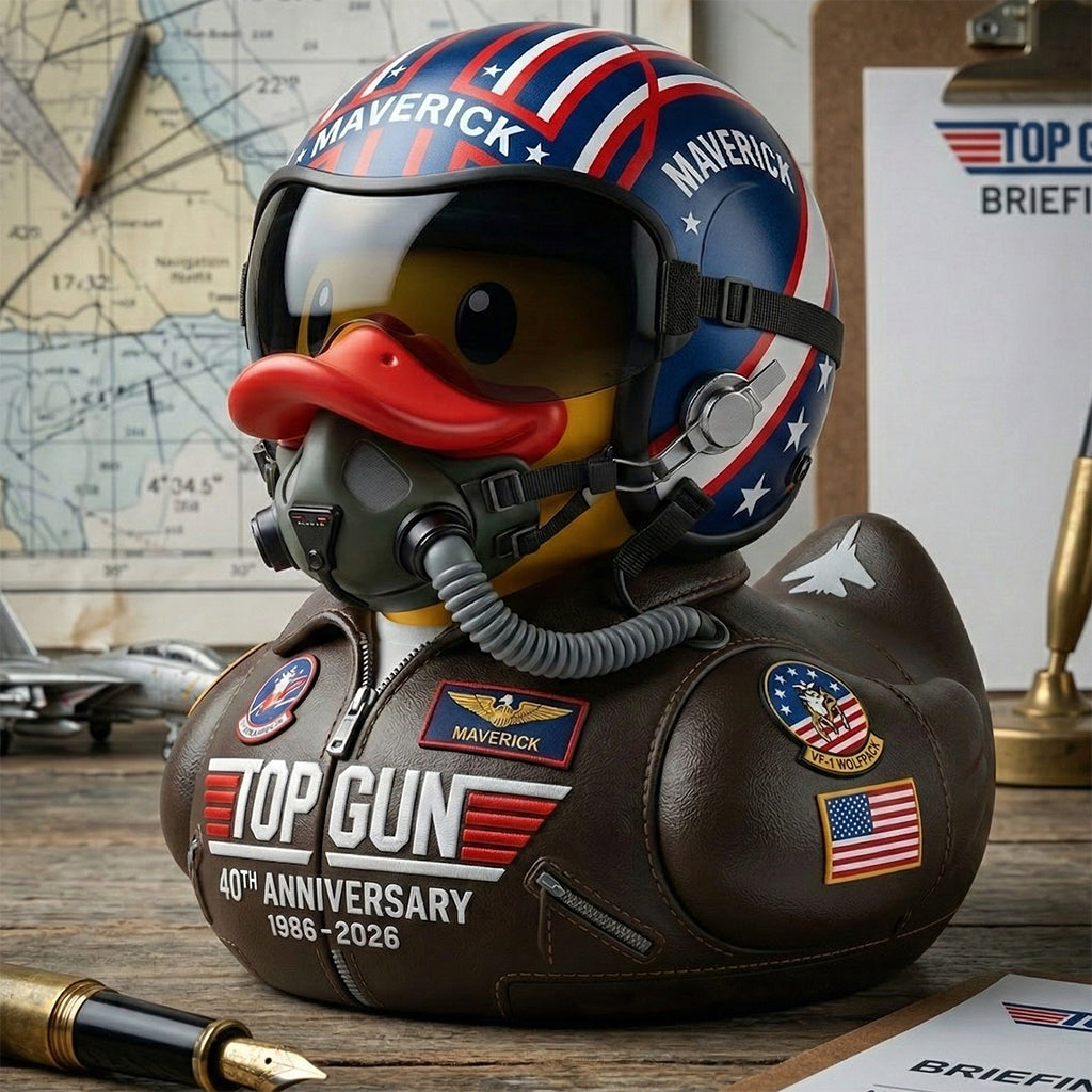 Top Gun 40th Anniversary Maverick Pilot Duck