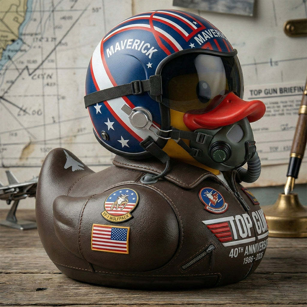 Top Gun 40th Anniversary Maverick Pilot Duck