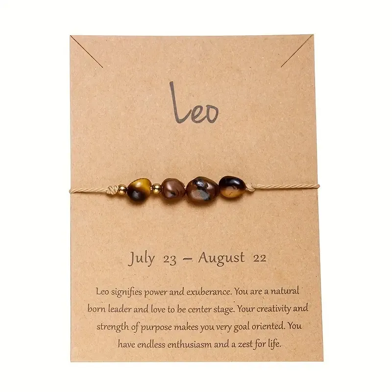 Constellation Astrology Gemstone Bracelet