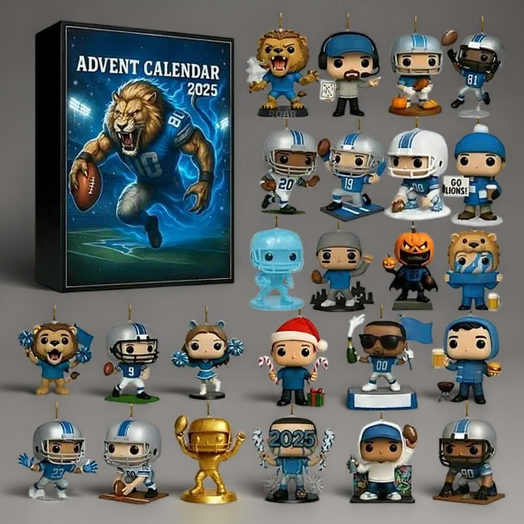 24 Days Detroit Lions Advent Calendar 2025