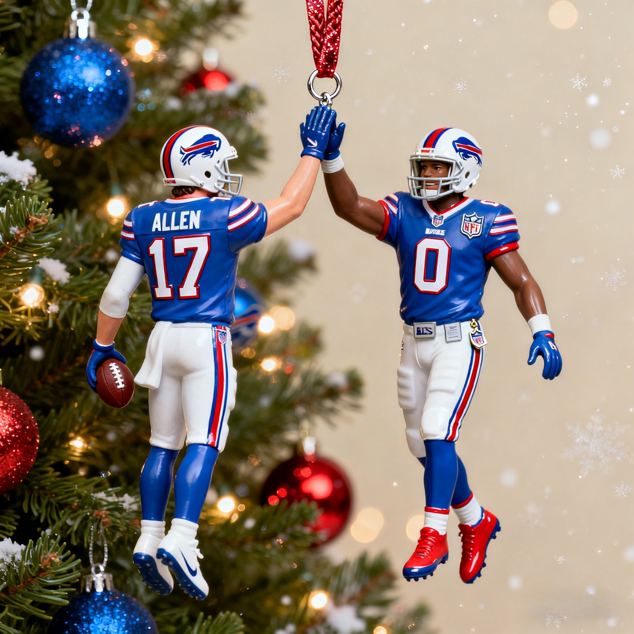 Bills Victory High-Five Ornament