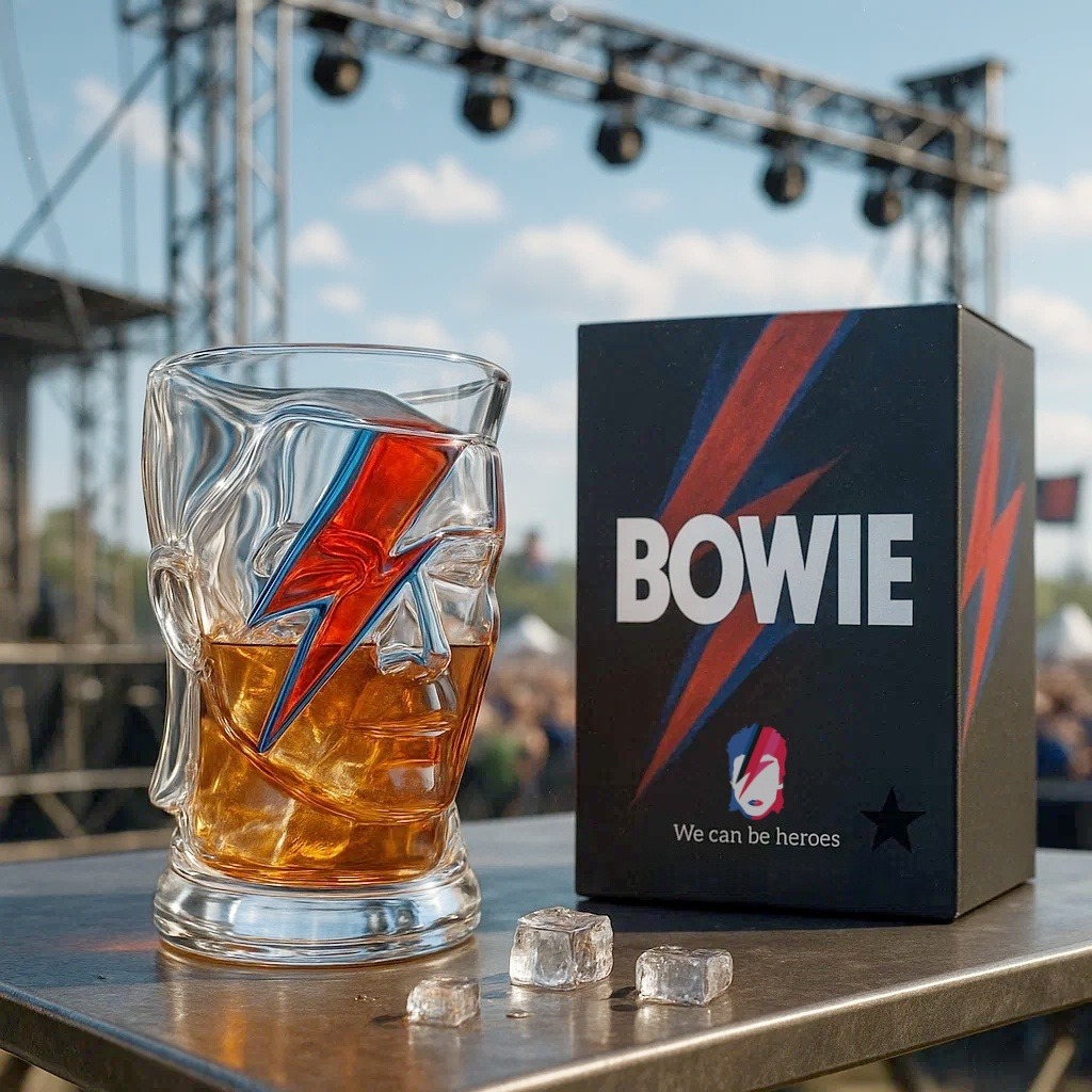 David Bowie Limited Collector’s Edition Glass