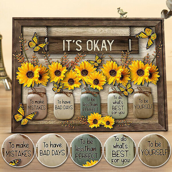 🦋Butterfly Sunflowers Wall Art🌻