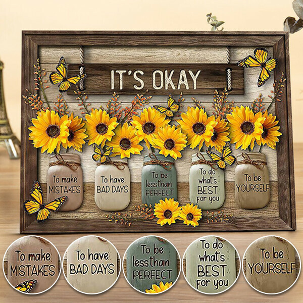 🦋Butterfly Sunflowers Wall Art🌻