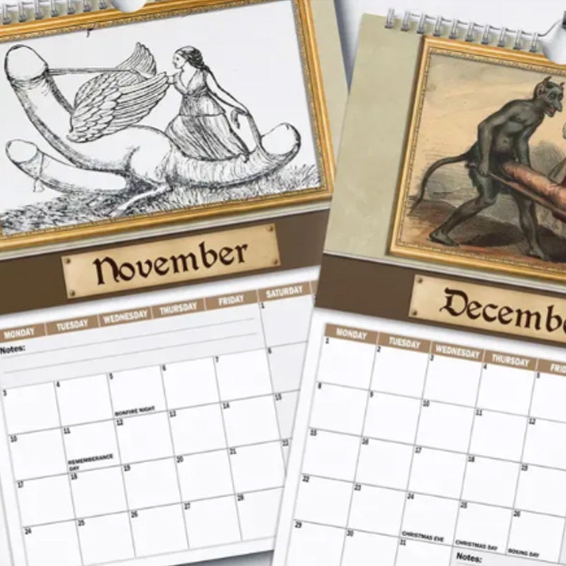 📅 Medieval Humor 2025 Wall Calendar