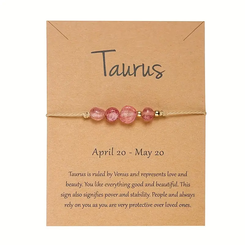 Constellation Astrology Gemstone Bracelet