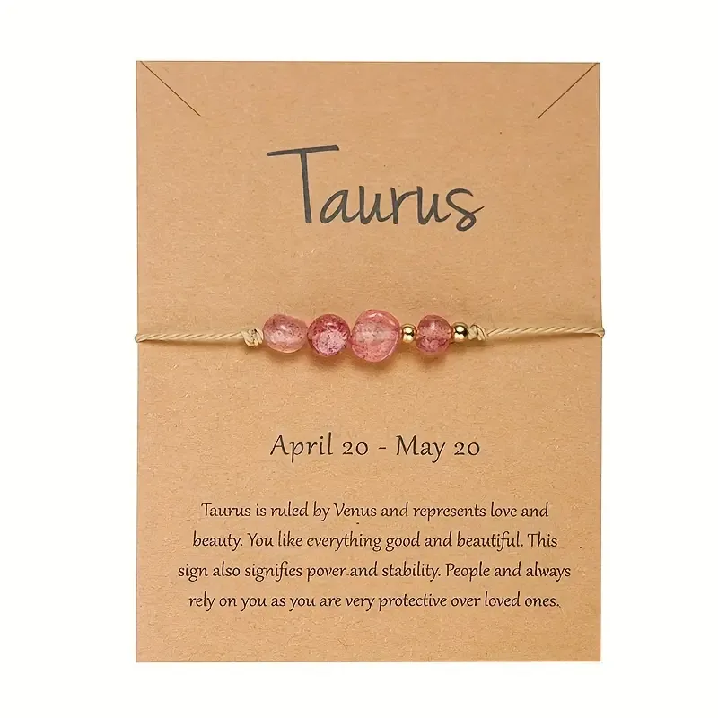 Constellation Astrology Gemstone Bracelet