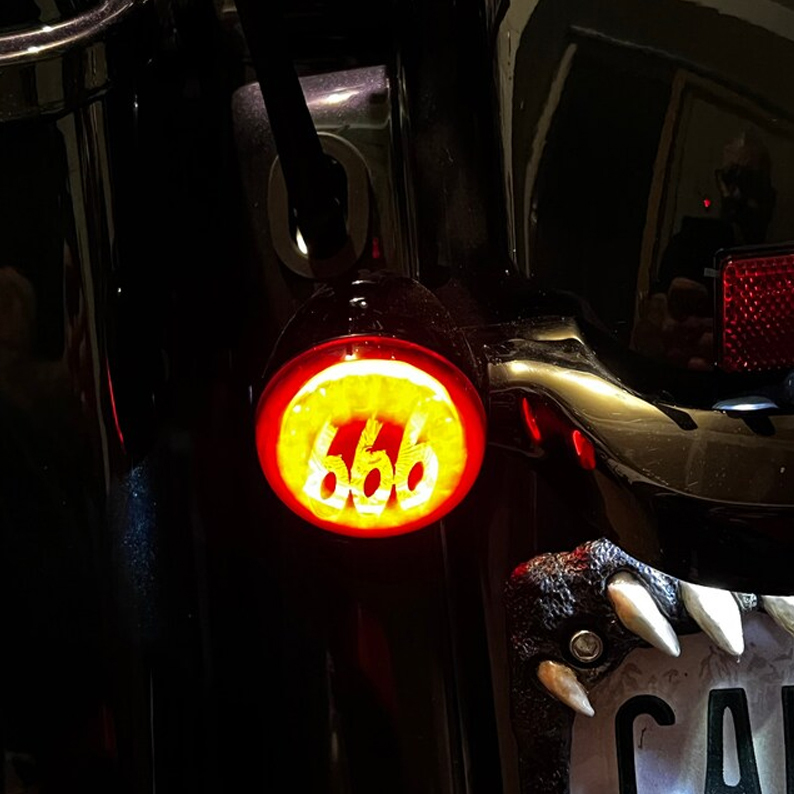 Funny Harley lens cover ( 1 pair )