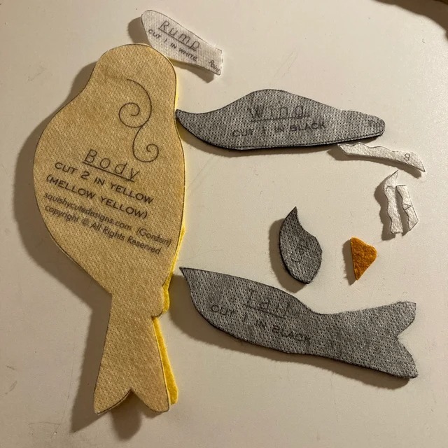 Felt Bird Ornament