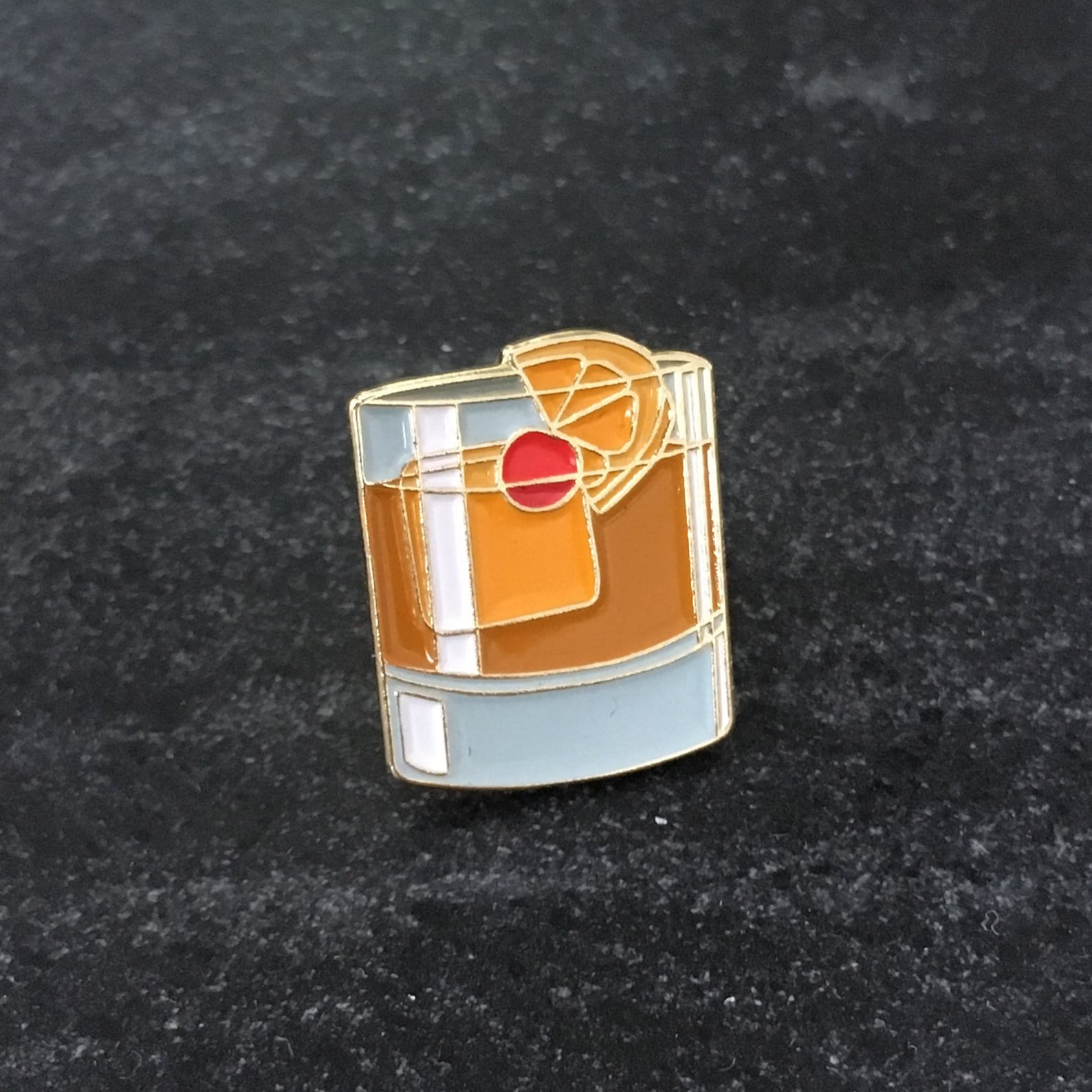 Cocktail Enamel Pin
