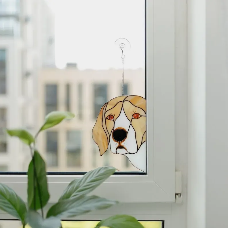 Funny Window Corner Decor - 🐶Peeping Dog