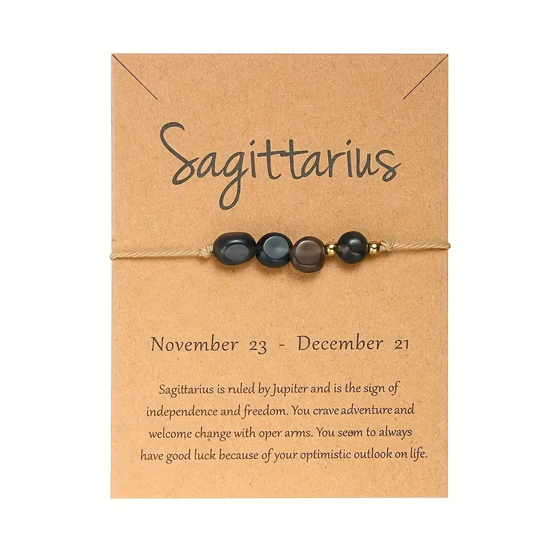 Constellation Astrology Gemstone Bracelet