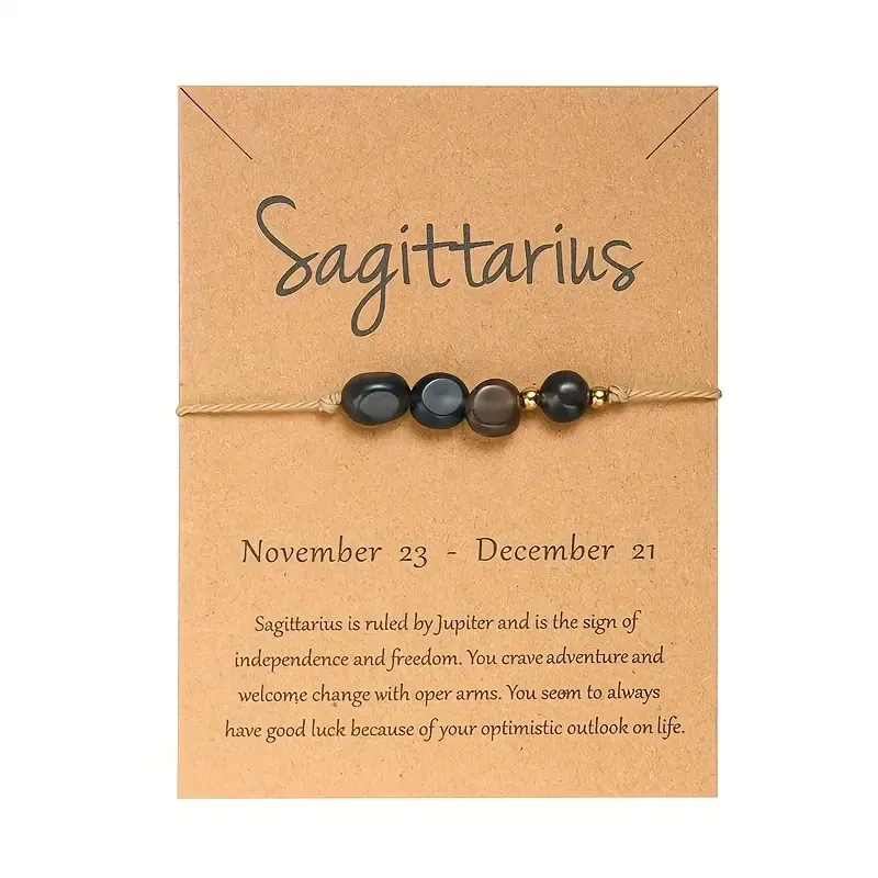 Constellation Astrology Gemstone Bracelet