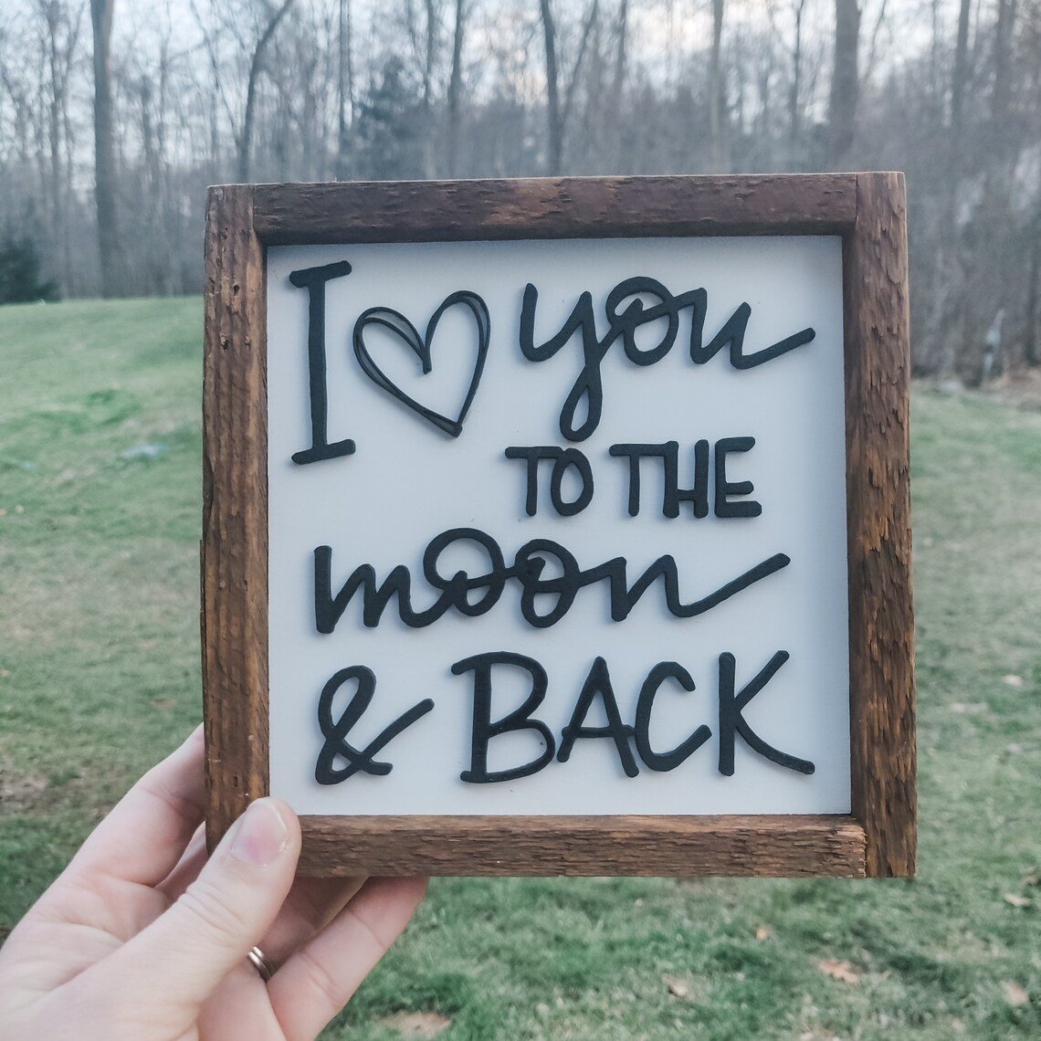 The Original I Love You Sign Language-Wooden Sign