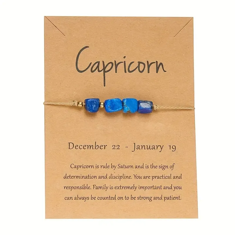 Constellation Astrology Gemstone Bracelet