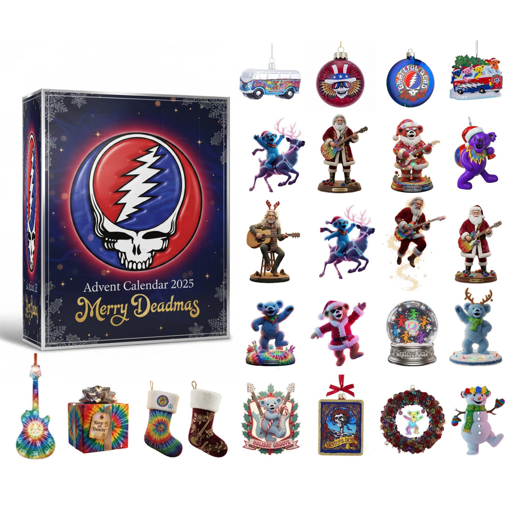 💀🌹 Grateful Dead Christmas Advent Calendar 2025