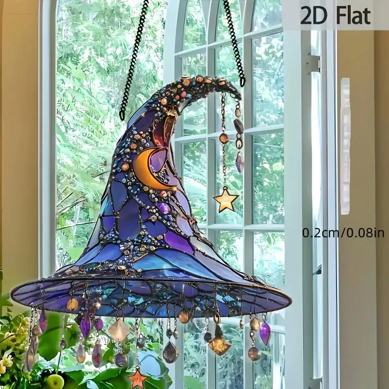 Witch Hat Design Hanging Ornament