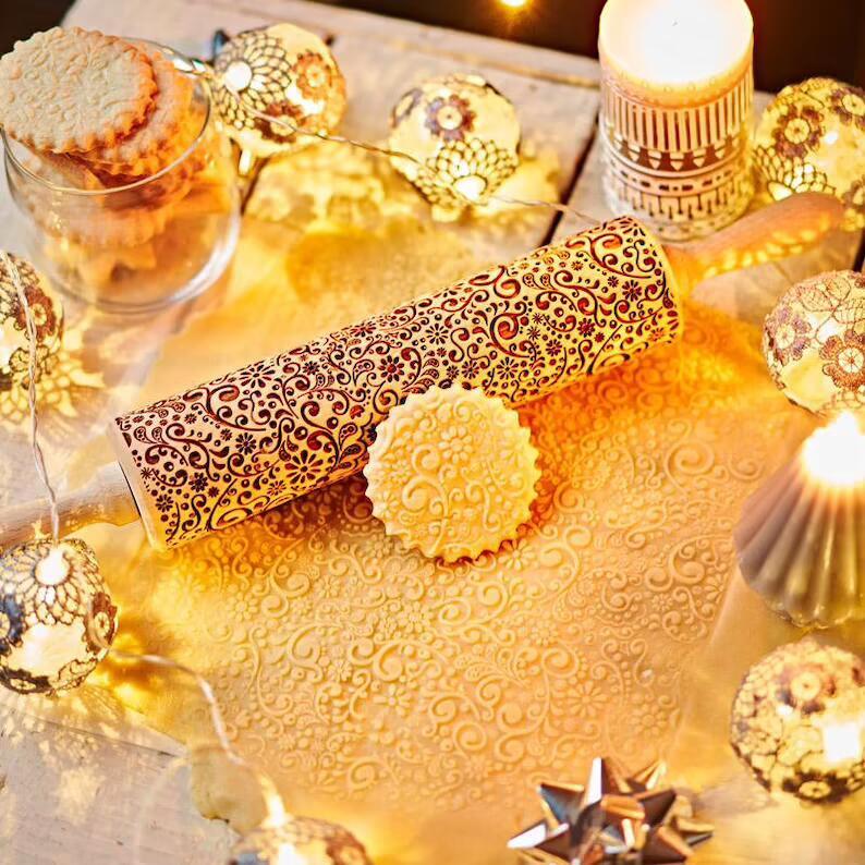 Nativity Engraved Rolling Pin