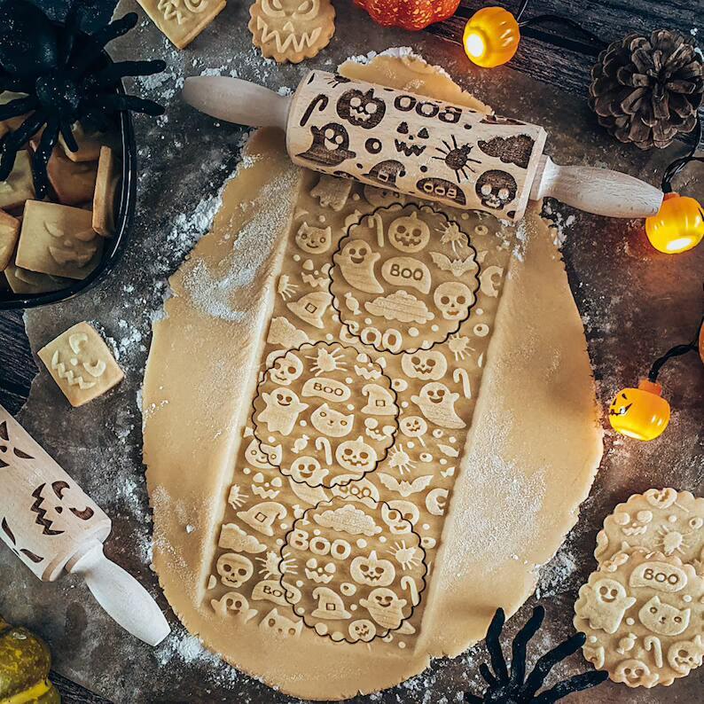 Nativity Engraved Rolling Pin