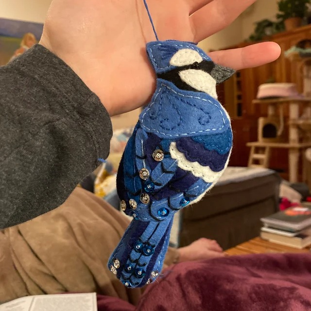 Felt Bird Ornament