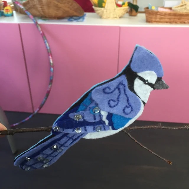 Felt Bird Ornament
