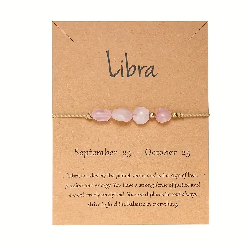 Constellation Astrology Gemstone Bracelet