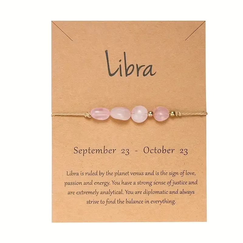 Constellation Astrology Gemstone Bracelet