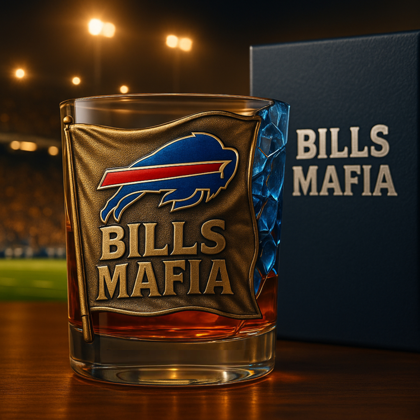 🥃Buffalo Bills Commemorative Whiskey Glass