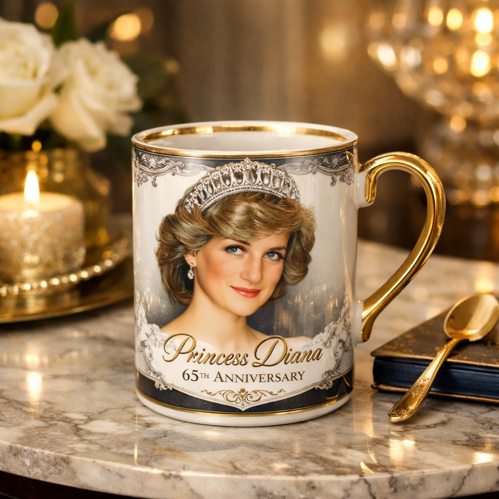 Princess Diana 65th Anniversary Commemorative Mug