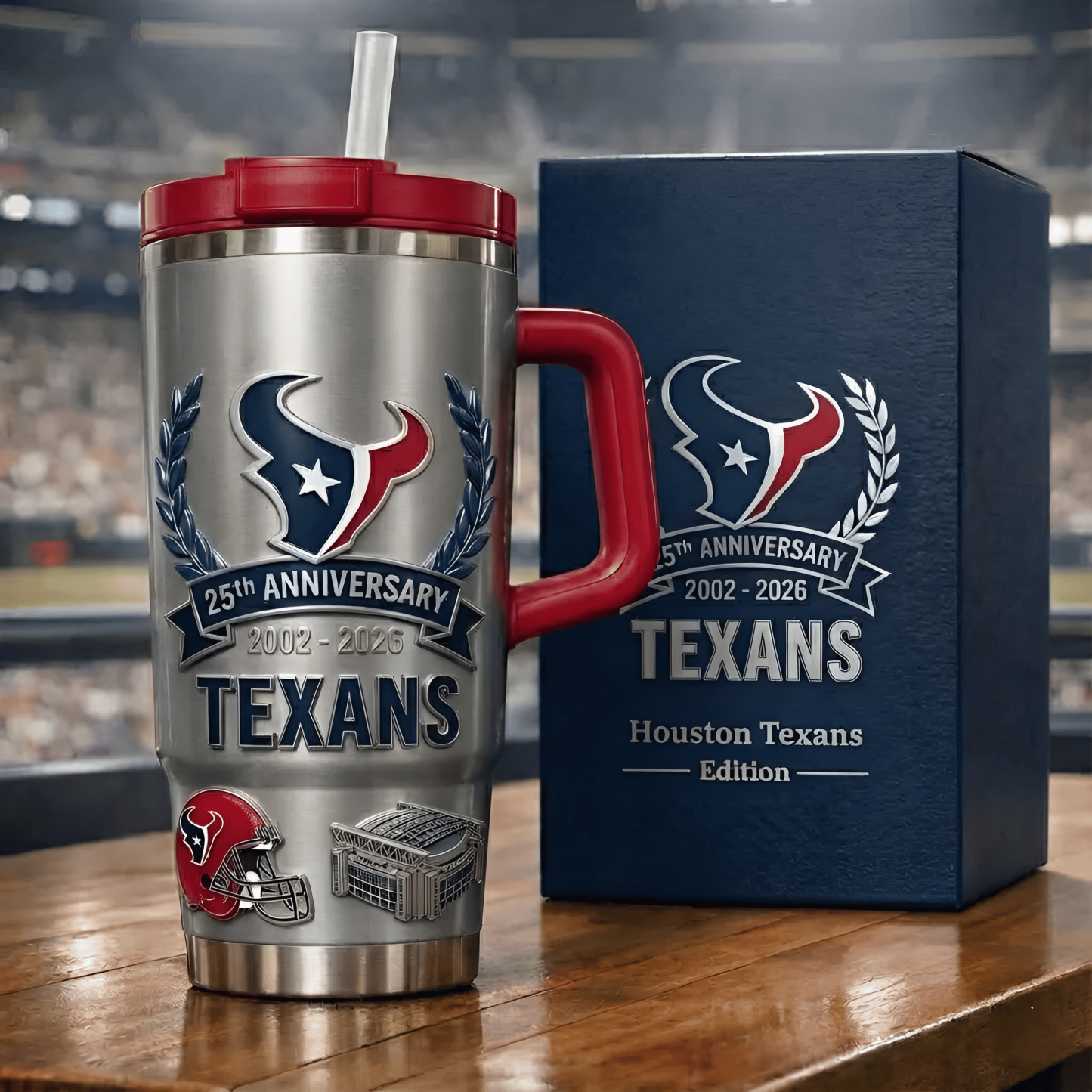 Houston Texans 25th ANNIVERSARY Tumbler