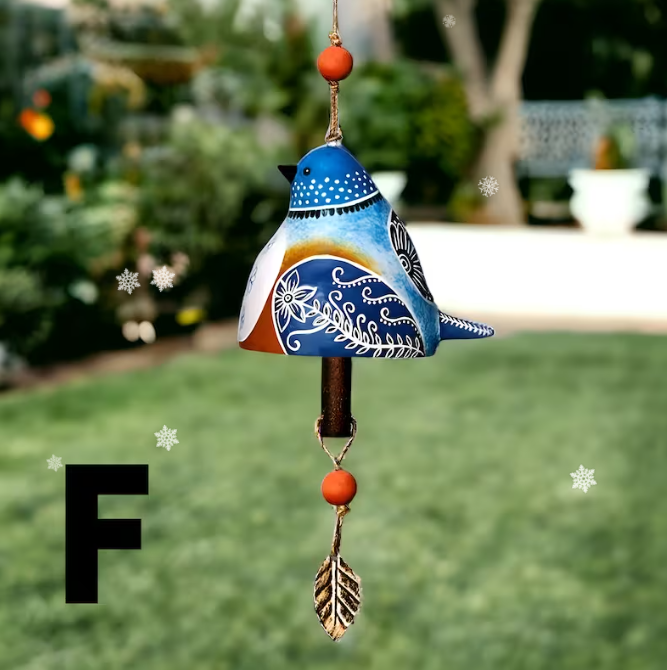 🎁Best Selling Gifts🎁Hand Painted Bird Windchime Gift