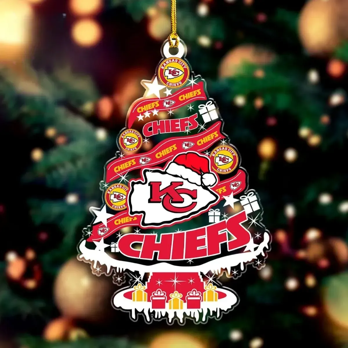 Chiefs Victory High-Five Ornament