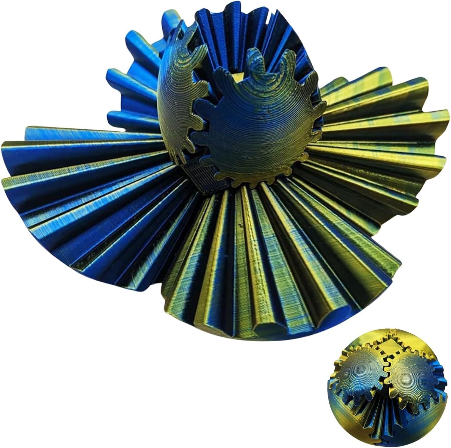The Steampunk Whirling Wonder Fidget (Gear Ball)