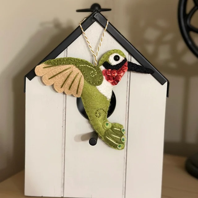 Felt Bird Ornament