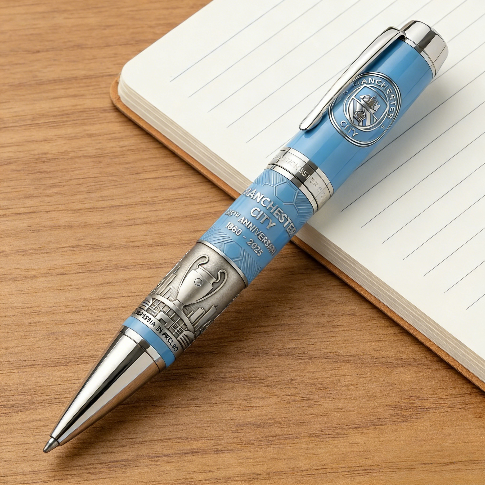 Manchester City 145th Anniversary Commemorative Pen (1880–2025)