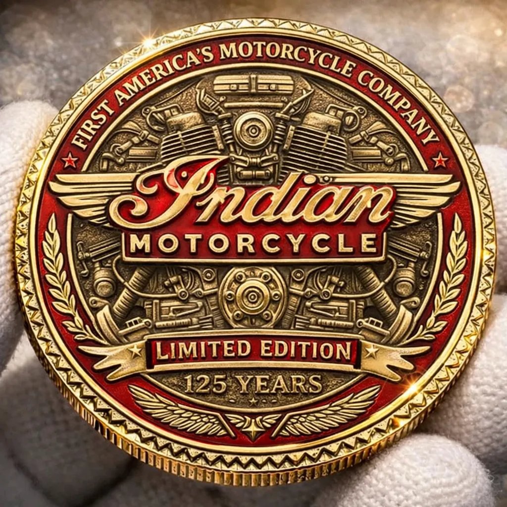 🪙 Indian Motorcycle 125th Anniversary Commemorative Coin