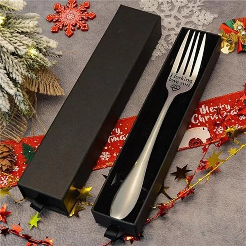 Long Handle Stainless Steel Blessing Dinner Fork