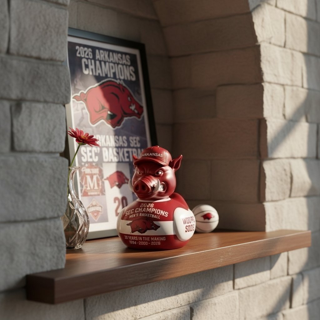 26 UA Razorback Men's Basketball SEC Champions Commemorative Figurine