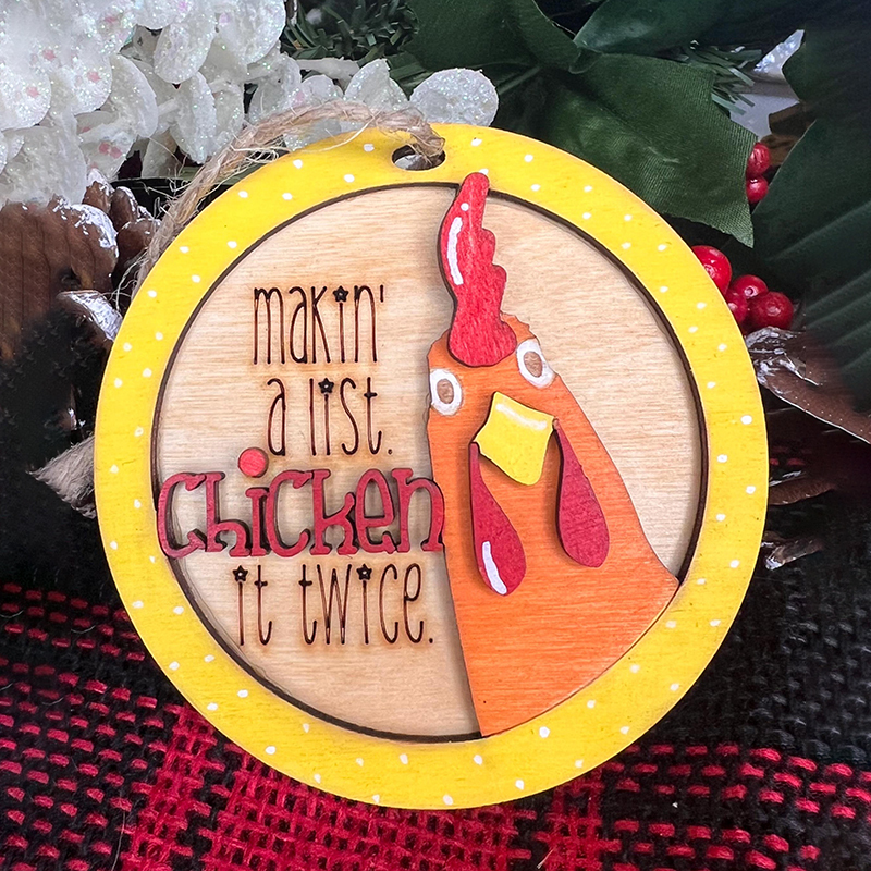 Handmade Wooden Christmas Decorations