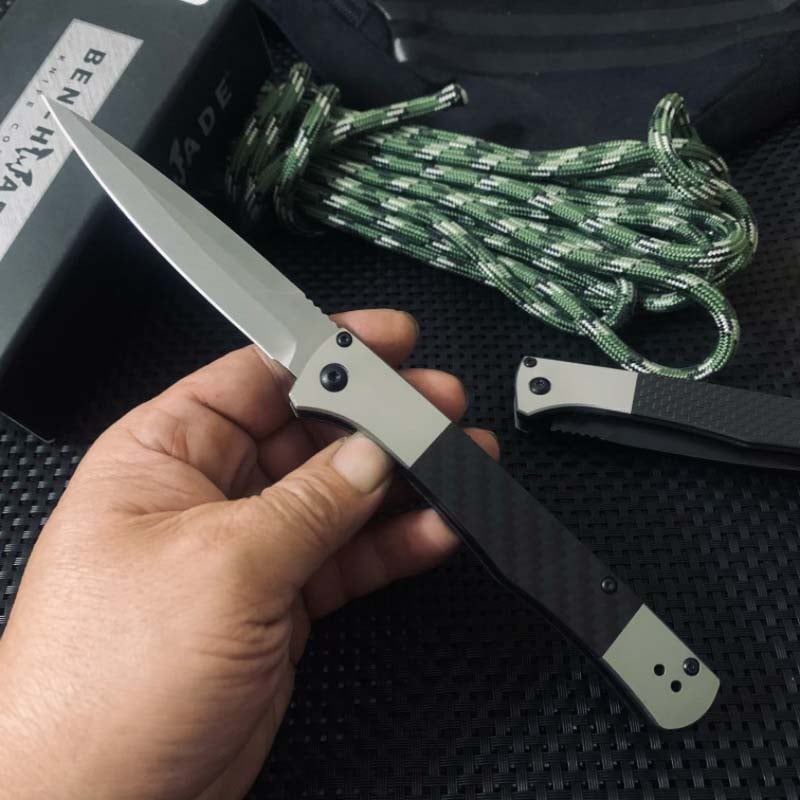 🔥BM 4170BK High Hardness Outdoor Portable Multifunctional Folding Knife