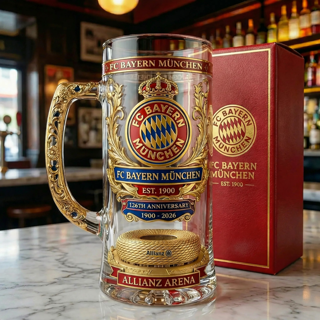 FC Bayern München 126th Anniversary Beer Stein